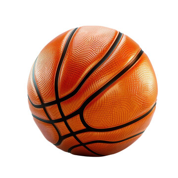 recommend clip art: Close-Up of a Basketball with Black Lines and a Textured Surface