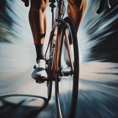 Naklejka premium cyclist