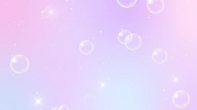 キラキラシャボン玉