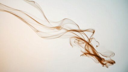 Smoke on light background.