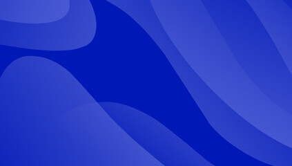 Gradient Blue Wavy Background. Suitable for wallpapers, posters and magazines