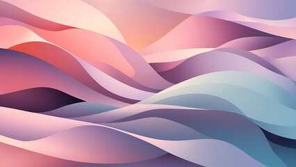 Obraz premium Dreamy Pastel Wave Background