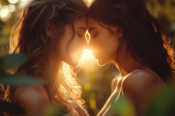 Girls Wispering To Each Other