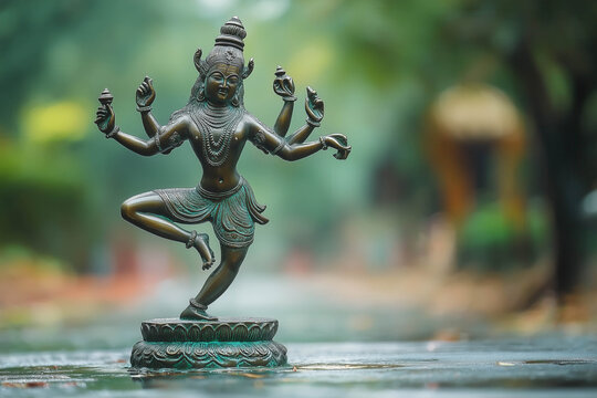 Natraj Or Dancing Shiva Bronze Statue