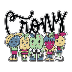 Hand drawn cute character collection