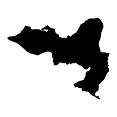 Zhob district map, administrative division of Pakistan. Vector illustration.