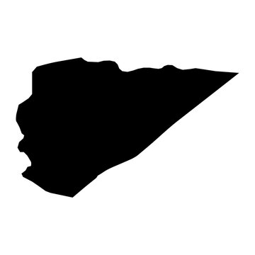 Usta Muhammad district map, administrative division of Pakistan. Vector illustration.