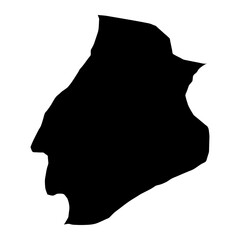 Surab district map, administrative division of Pakistan. Vector illustration.