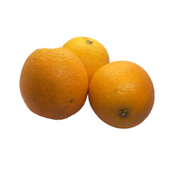 orange on white background