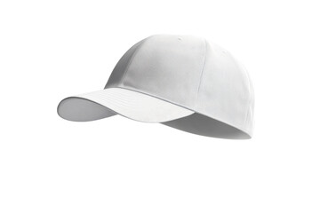 Fototapeta premium Classic Canvas white Plain Baseball Cap Mockup for Branding & Merch
