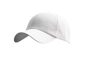 Fototapeta premium Classic Canvas white Plain Baseball Cap Mockup for Branding & Merch