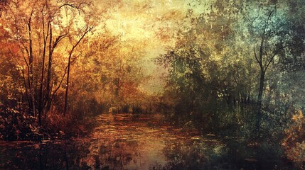 Obraz premium Bosque lingering 