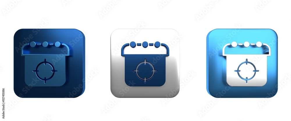 Poster colorful target sport icon isolated on white background. clean target with numbers for shooting rang