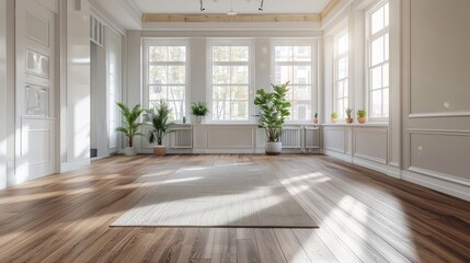 empty room with window