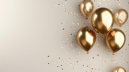 Obraz premium golden christmas background