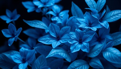 A Modern Violet Blossom on Transparent Background
