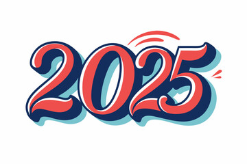 text 2025 lettering