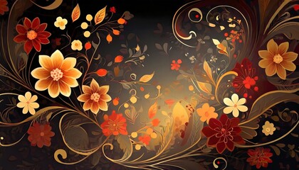 abstract floral background