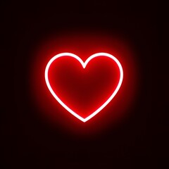 Heart Icon Isolated on Transparent Background