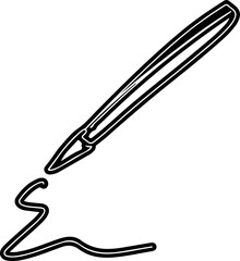 book doodle vector silhouette