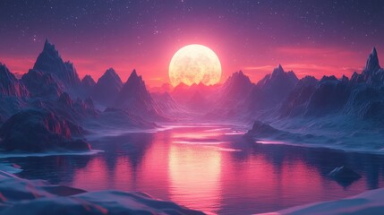 Abstract interstellar futuristic space in about sci-fi scenes