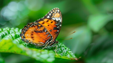 Obraz premium Explore the phenomenon of butterfly camouflage. How do butterflies use coloration and patterns to blend into their surroundings and avoid predators