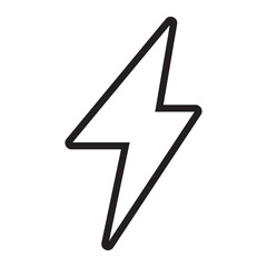 Lightening Bolt line icon.