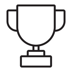 Trophy line icon.