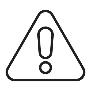 recommend clip art: Exclamation Mark line icon.