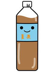 麦茶のペットボトル