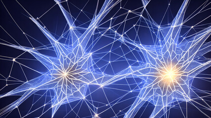 Sparkling Electric Web background 3d wallpaper