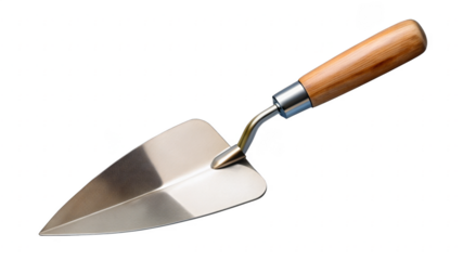 Trowel on a transparent background.