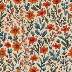 Flower fabric texture AOP Design. Flower Pattern design. Floral pattern. Floral seamless pattern.