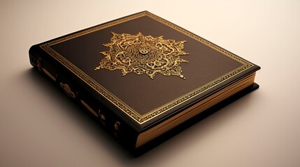 Fototapeta premium A photo of a decorative Quran cover