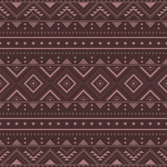 Ancient echoes Aztec geometric seamless patterns southwest Navajo Native American tribal ethnic colorful for textile printing
