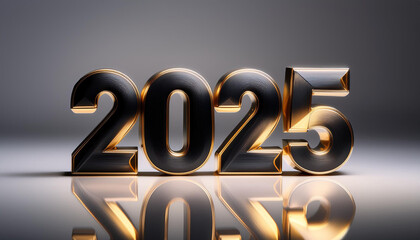 金。西暦。2025。金属のオブジェ。重厚で重い鉄鋼や樹脂が立体的に自立し、厚みのある金属感を放つ。鉄の輝き。磨かれたメタル。メッキ。硬い。削りや研磨を経て美しい。混沌とした時代。今後の行く末。未来はどうなる。