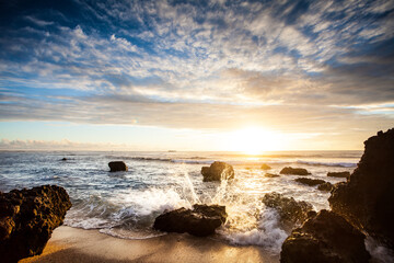 Plage de la Réunion.