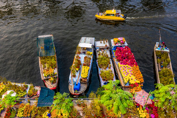 River in the city