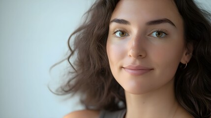 portret, kobieta, 28 lat, zbliżenie, twarz, naturalne piękno, wyraz twarzy, delikatność, młodość, subtelność, spojrzenie, oczy, usta, włosy, cera, kobiecość, świeżość, emocje, sk&oacute;ra, detal, ekspresj