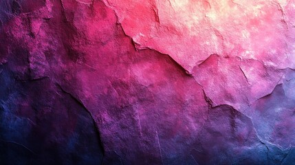Naklejka premium Colorful wall featuring a rich blend of purple and pink textures