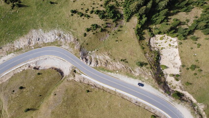 Transalpina Road, the road with the highest height in Europe at 2145m, Romania,