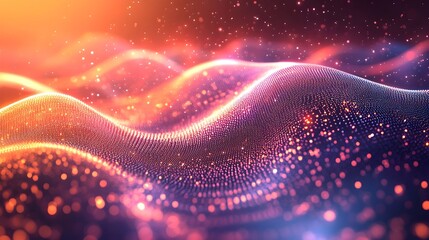 Obraz premium Abstract Orange Red Purple Bokeh Background