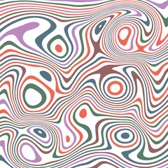 ABSTRACT ILLUSTRATION MARBLED TEXTURE LIQUIFY PSYCHEDELIC PASTEL SOFT COLORFUL DESIGN. OPTICAL ILLUSION BACKGROUND VECTOR DESIGN