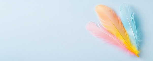 Minimalist feather flag banner, clean white background, isolated design, customizable template, professional mockup