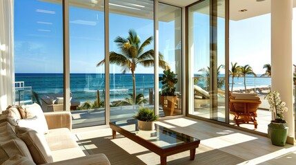 Fototapeta premium Oceanside Oasis