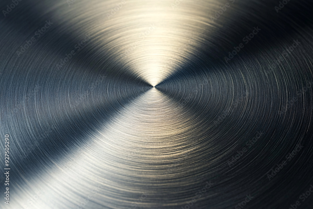 Poster a silver object with a circular shape