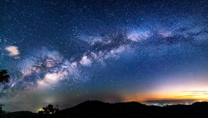 Ciel Étoilé avec Voie Lactée