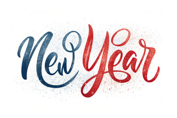 New Year text