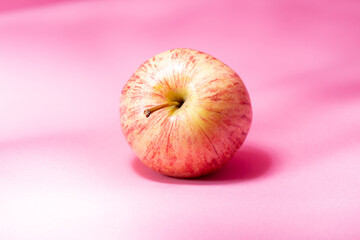 red apple on white