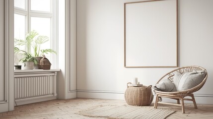 modern living room with sofa